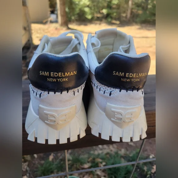 Sam Edelman White Sneakers - Picture 4 of 6